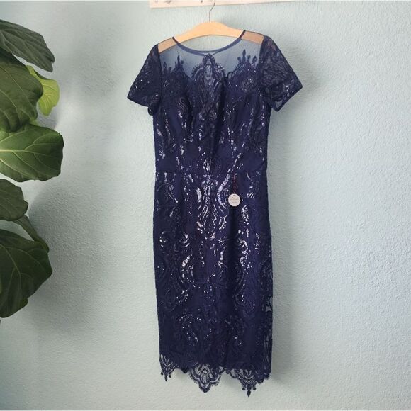 Chi chi London new with tags sequins cocktail formal midi dress - Picture 9 of 16